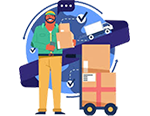 Arrange for a pick up at your doorstep